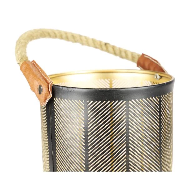 Lantaarn Visgraatmotief - 35 × 25 Cm - Afbeelding 2