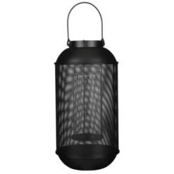 Borneo Lantaarn Zwart - 20,5 × 41 Cm