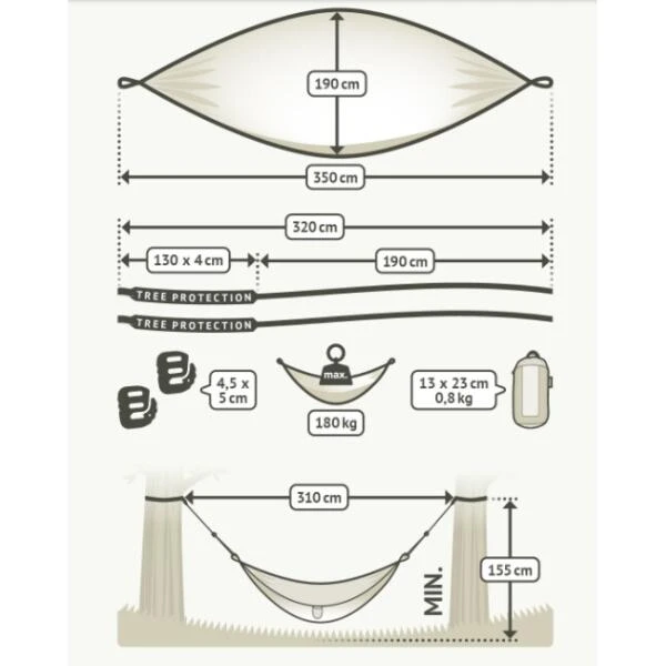 Reishangmat Colibri 3.0 - Sunrise - Afbeelding 6