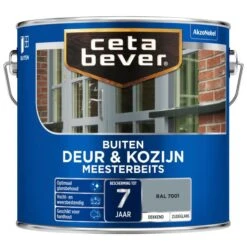 Cetabever Meesterbeits Deur & Kozijn Dekkend, Ral 7001 - 2,5 L