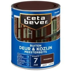Cetabever Meesterbeits Deur & Kozijn Dekkend, Roodbruin - 750 Ml