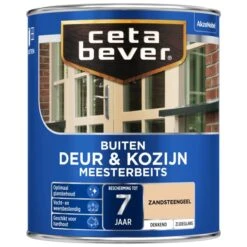 Cetabever Meesterbeits Deur & Kozijn Dekkend, Zandsteengeel - 750 Ml