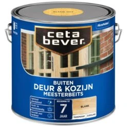Cetabever Meesterbeits Deur & Kozijn Transparant Zijdeglans, Blank - 2,5 L