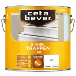 Cetabever Trappenlak Dekkend, Wit - 2,5 L