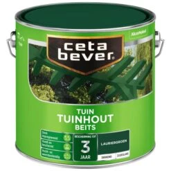 Cetabever Tuinbeits Tuinhout Dekkend, Lauriergroen - 2,5 L
