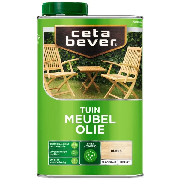 Cetabever Tuinmeubelolie Waterproof, Blank - 1 L