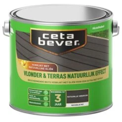 Cetabever Vlonder & Terras Natuurlijk Effect, Vergrijsd - 2,5 L