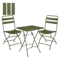 Mica Decorations Evita Bistro Set Groen - 3 Delig
