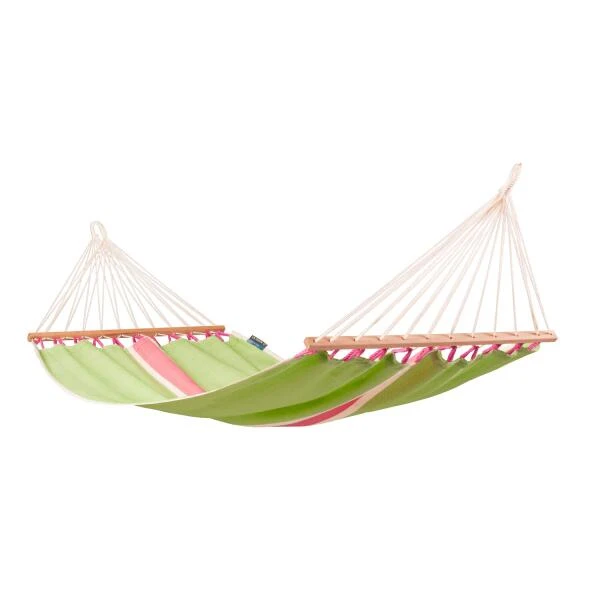 LA SIESTA Eenpersoons Spreidstok Hangmat Outdoor - Fruta Kiwi