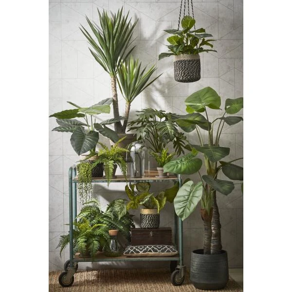 Kunstplant Philodendron In Pot - 80 × 60 Cm - Afbeelding 4
