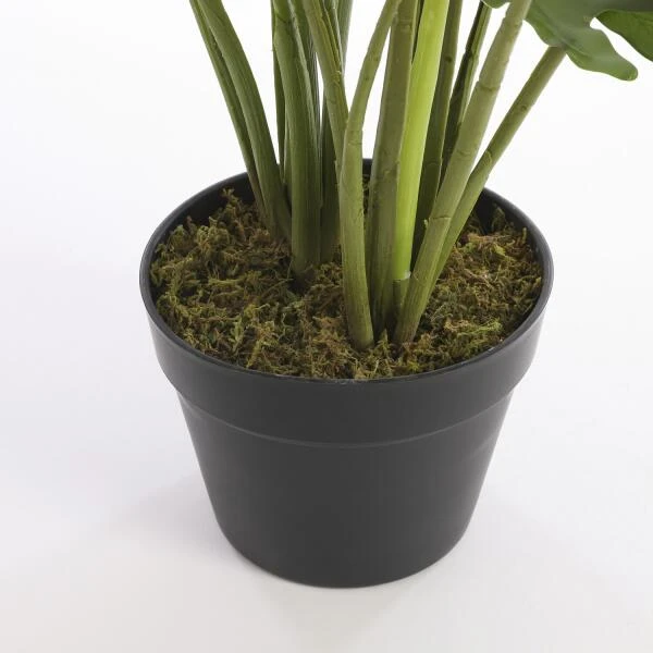 Kunstplant Philodendron In Pot - 80 × 60 Cm - Afbeelding 3