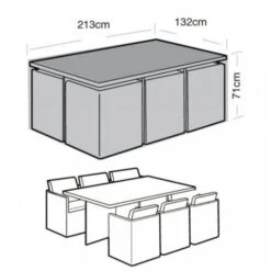 Beschermhoes Tuinmeubelen - 213 × 132 × 71 Cm