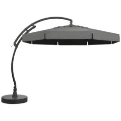 Easy Sun Parasol 350 Klassiek Olefin Met Voet - Titanium