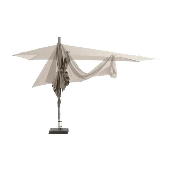 Madison Parasol Asymetric Sideway 360 × 220 Cm - Taupe - Afbeelding 3