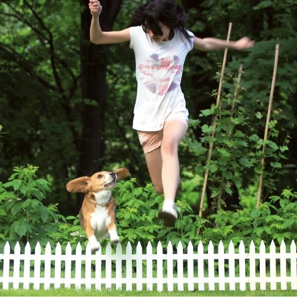 Perkhekjes Wit - 350 Cm