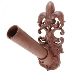 ESSCHERT DESIGN Vlaggenstokhouder Antiek Bruin